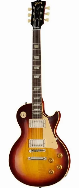 Gibson Les Paul 58 Bourbon Burst ULA edestä