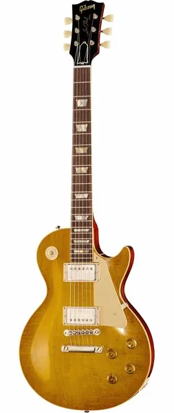 Gibson Les Paul 58 Lemon Burst VOS edestä