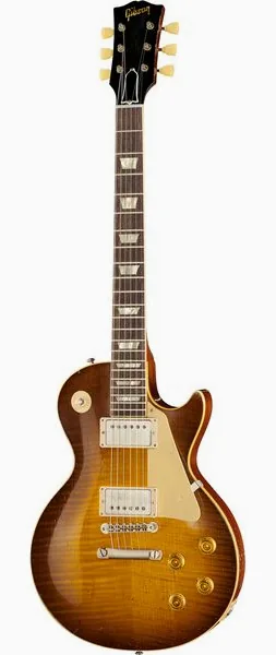 Gibson Les Paul 59 GPB Heavy Aged edestä