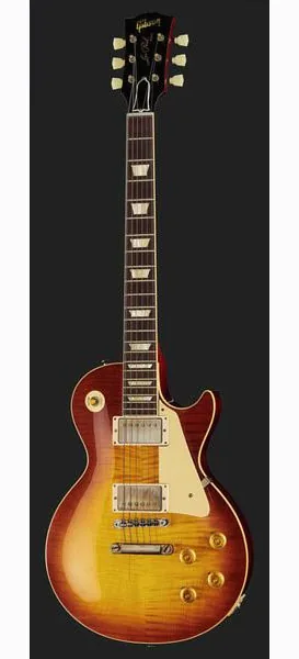 Gibson Les Paul 59 Iced Tea Burst VOS, yksityiskohta 2