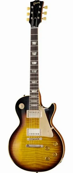 Gibson Les Paul 59 Kindred Burst UHA edestä