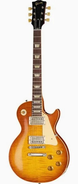 Gibson Les Paul 59 SITF Heavy Aged edestä