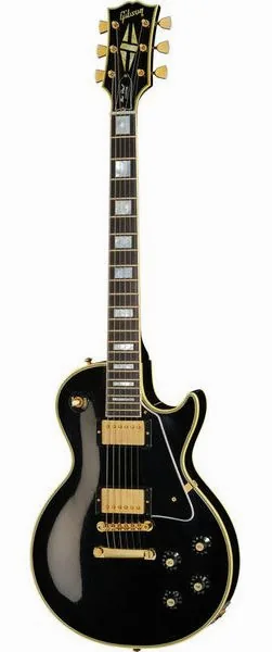 Gibson Les Paul 68 Custom Ebony ULA edestä