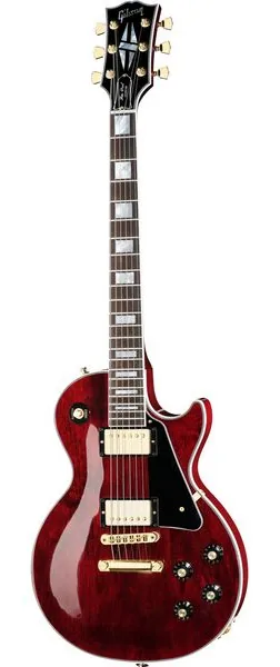 Gibson Les Paul Custom 70s Wine Red edestä