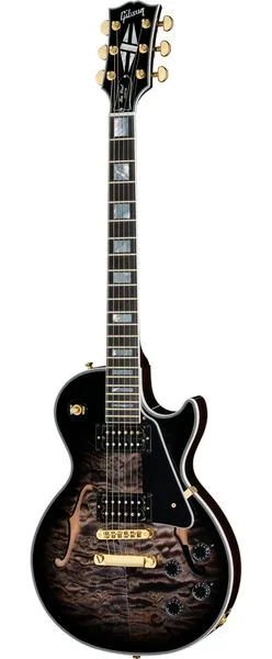 Gibson Les Paul Custom F-Hole Cobra B edestä