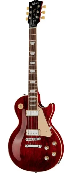 Gibson Les Paul Deluxe 70s Wine Red edestä