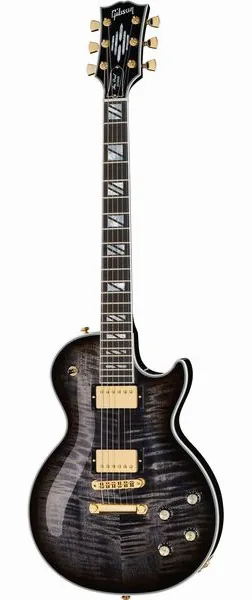 Gibson Les Paul Supreme Trans Ebony B edestä
