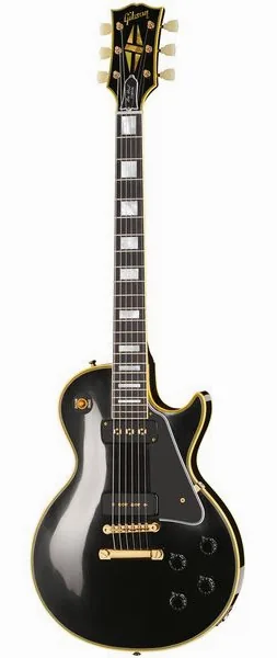 Gibson LP Custom 54 Black Beauty VOS edestä