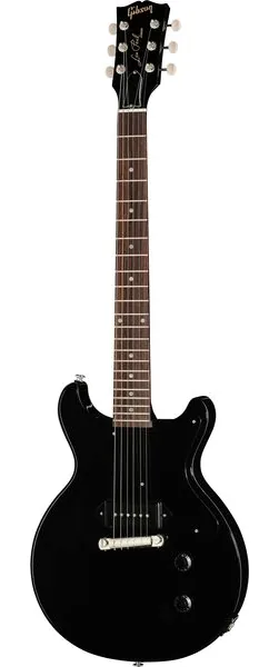 Gibson LP Junior Double Cut Ebony edestä