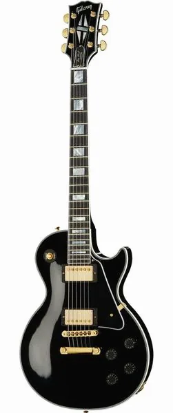 Gibson Les Paul Custom Ebony edestä