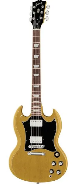Gibson SG Standard TV Yellow edestä