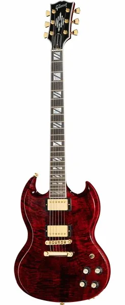 Gibson SG Supreme Wine Red edestä
