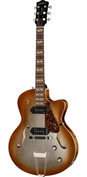 Godin 5th Ave Kingpin II DLX Copper edestä