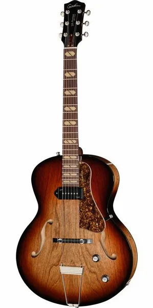 Godin 5th Ave Kingpin P90 DLX VB edestä