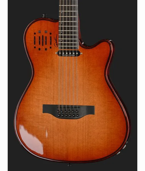 Godin A12 Ultra Dlx Lightburst, yksityiskohta 4