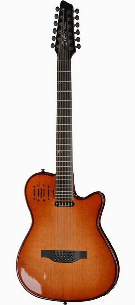 Godin A12 Ultra Dlx Lightburst edestä