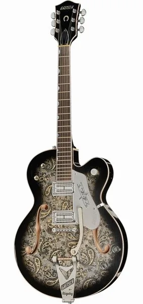 Gretsch 6120CST 59 Black Paisley Relic edestä