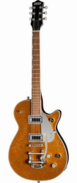 Gretsch EMTC Sparkle Jet FT GLD SPK edestä