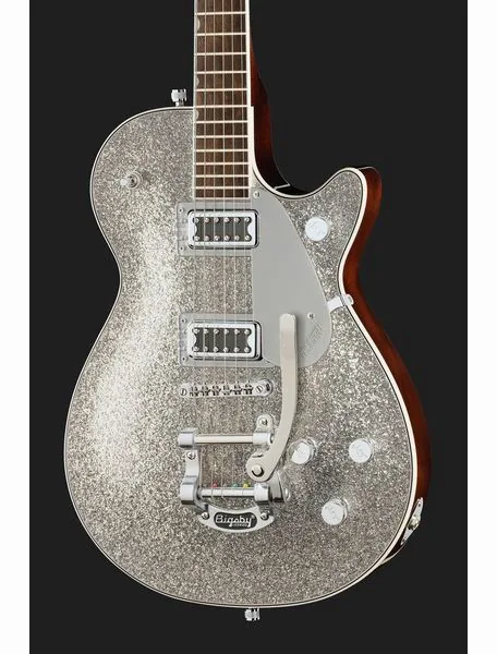Gretsch EMTC Sparkle Jet FT SLV SPK, yksityiskohta 4