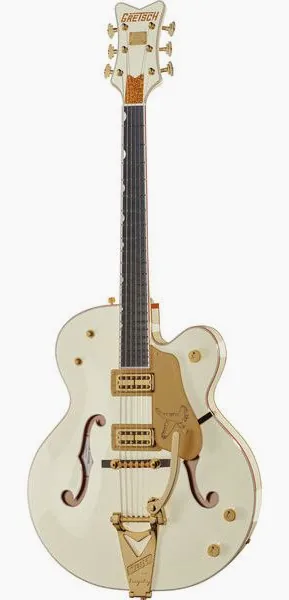 Gretsch G6136T-59VS White Falcon edestä
