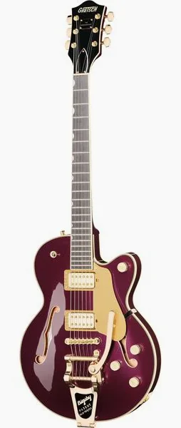 Gretsch Pro Broadkaster JR LX BLKBRY edestä