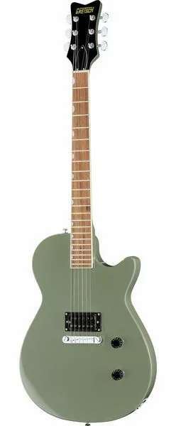 Gretsch STRML JET CLB 1PU OLV DRB edestä