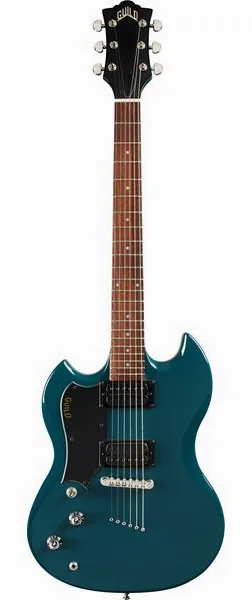 Guild Polara LH Blue Steel edestä