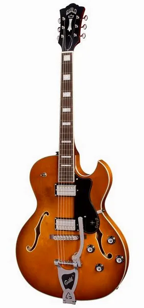 Guild Starfire Deluxe SC GVT HB edestä