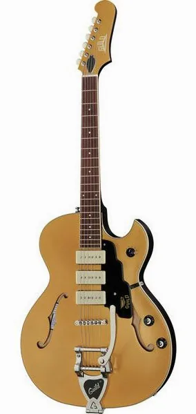 Guild Starfire I Jet 90 Gold Top edestä