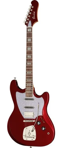 Guild Surfliner Deluxe Scarlett Red edestä