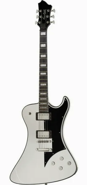 Hagstrom Fantomen White edestä