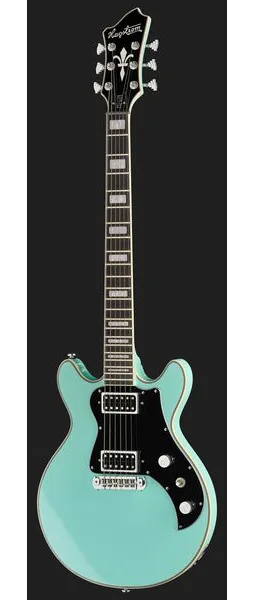 Hagstrom Megin Aged Sky Blue, yksityiskohta 2