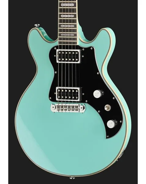 Hagstrom Megin Aged Sky Blue, yksityiskohta 4
