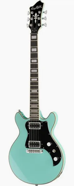 Hagstrom Megin Aged Sky Blue edestä