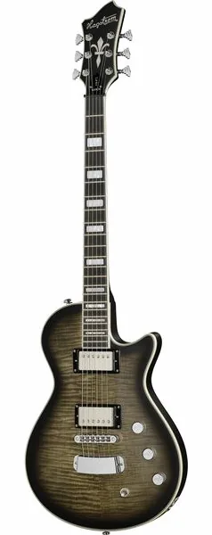 Hagstrom Ultra Max Cosmic Blackburst edestä