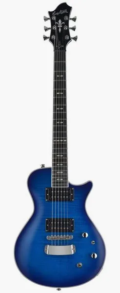 Hagstrom Ultra Swede Worn Denim Burst edestä