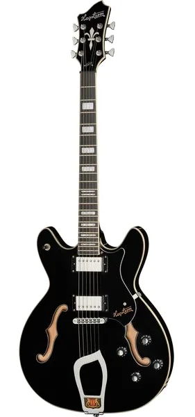 Hagstrom Viking Black edestä