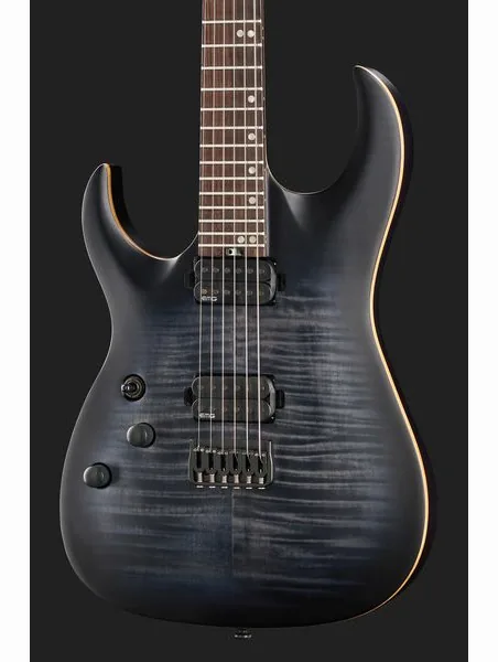 Harley Benton Amarok 6 LH BKNT Flame Burst, yksityiskohta 4