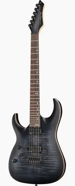 Harley Benton Amarok 6 LH BKNT Flame Burst edestä