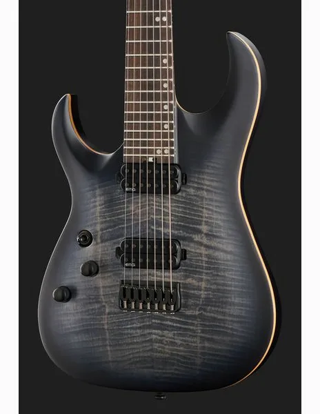 Harley Benton Amarok 7 LH BKNT Flame Burst, yksityiskohta 4