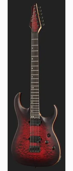 Harley Benton Amarok-BT BKRD Quilted Burst, yksityiskohta 2