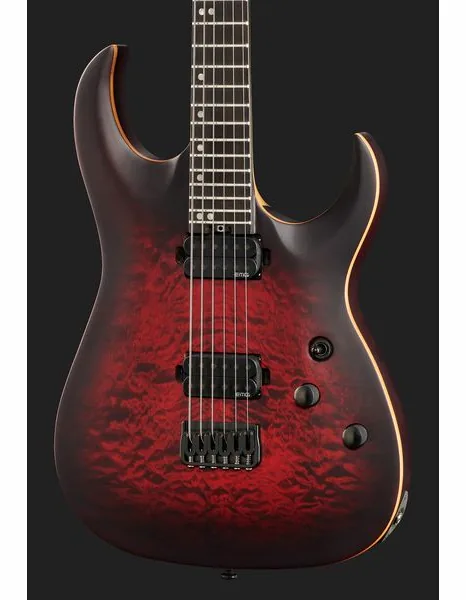 Harley Benton Amarok-BT BKRD Quilted Burst, yksityiskohta 4