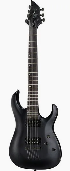 Harley Benton Baritone-7 SBK edestä