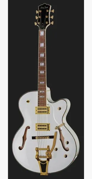 Harley Benton BigTone Trem White, yksityiskohta 2
