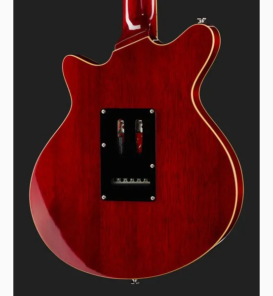 Harley Benton BM-75 Trans Red Deluxe w/Case, yksityiskohta 5