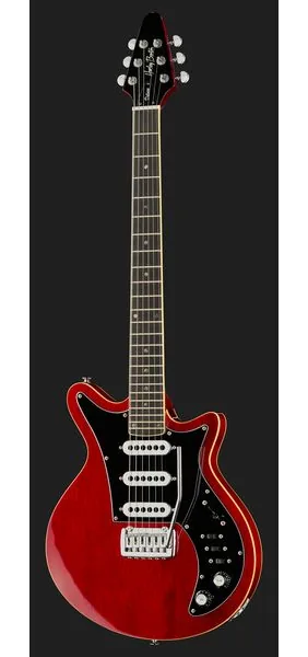 Harley Benton BM-75 Trans Red Deluxe Series, yksityiskohta 2