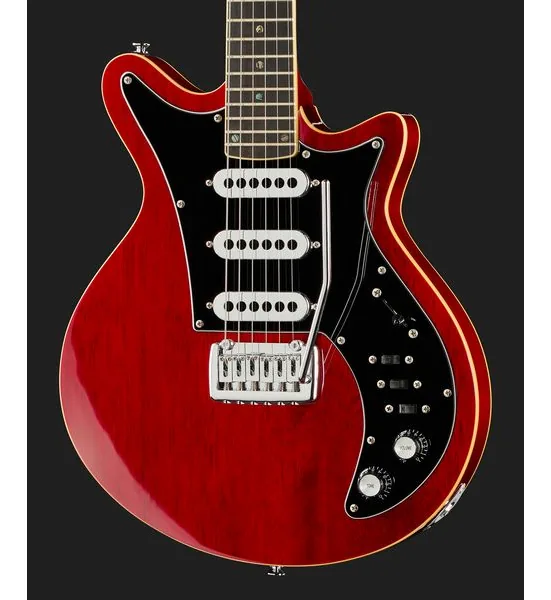 Harley Benton BM-75 Trans Red Deluxe Series, yksityiskohta 4