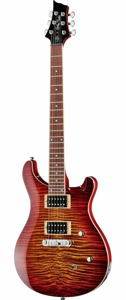 Harley Benton CST-24 Paradise Flame edestä
