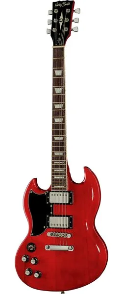 Harley Benton DC-580LH CH Vintage Series edestä