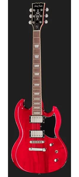 Harley Benton DC-Custom II Cherry, yksityiskohta 2